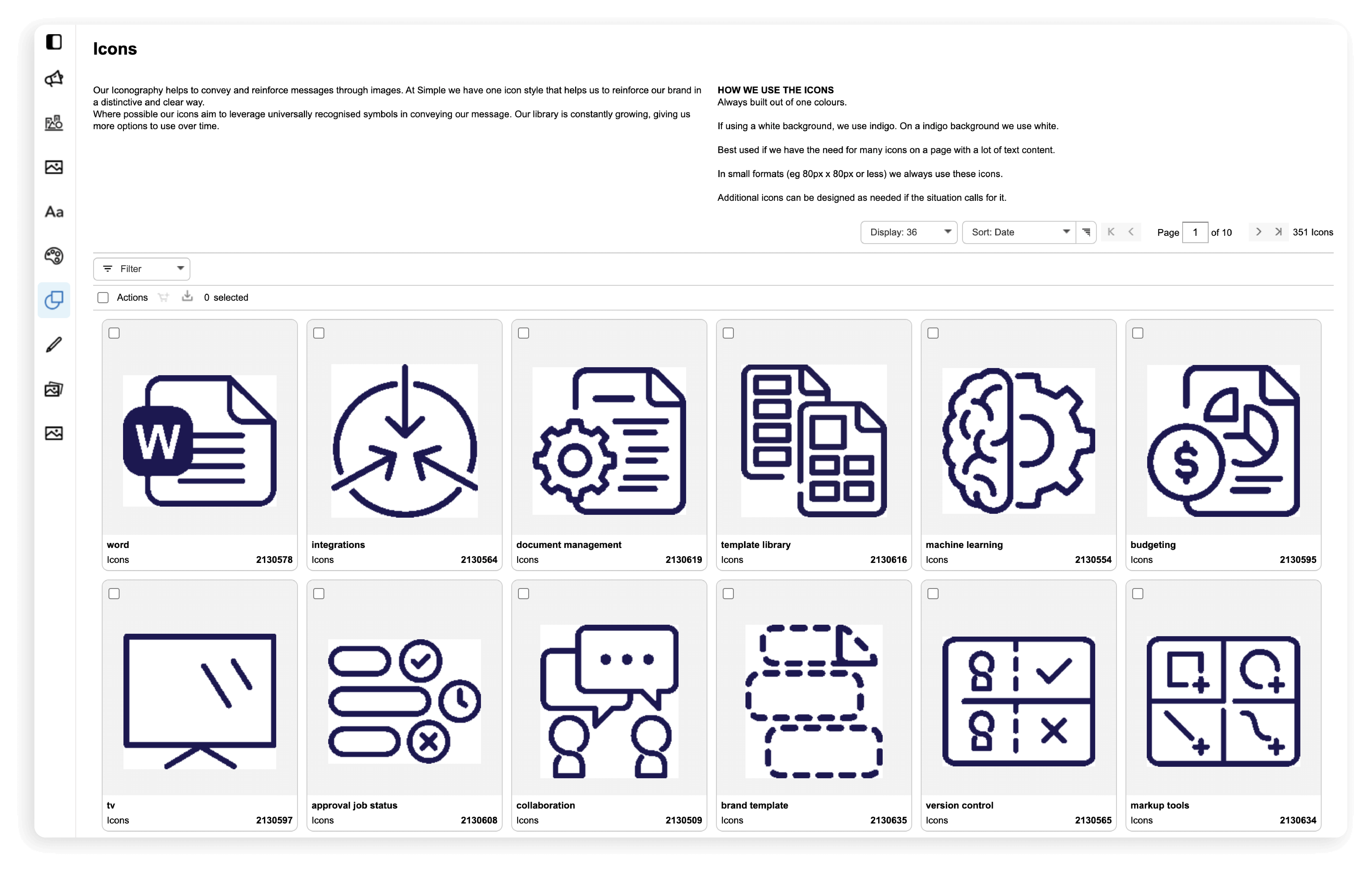 BM - Icons